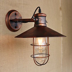 Loft industrial Warehouse Creative Living Room Balcony Wind Ferruginous Nostalgic Retro Pastoral Staircase Wall Lamp