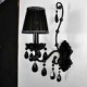 Wall Sconces Crystal Traditional/Classic Metal, Black