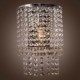 Contemporary Crystal Wall Light with 1 Light