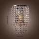 Contemporary Crystal Wall Light with 1 Light