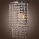 Contemporary Crystal Wall Light with 1 Light