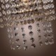 Contemporary Crystal Wall Light with 1 Light