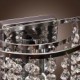 Contemporary Crystal Wall Light with 1 Light