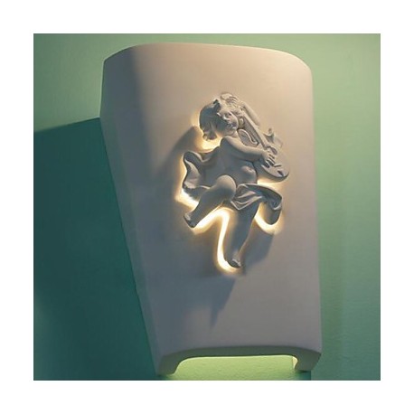 E27 220V 14*31CM 10-15㎡ Creative Rural Creative Mediterranean Wall Lamp European-Style Cupid Wall Lamp Light LED