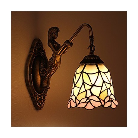 E27 220V 27*25CM 3-5㎡ European Contracted Rural Creative Wrought Iron Wall Lamp Led Lights