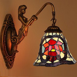 E27 220V 27*25CM 3-5㎡ European Contracted Rural Creative Wrought Iron Wall Lamp Led Lights