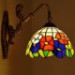 E27 220V 27*25CM 3-5㎡ European Contracted Rural Creative Wrought Iron Wall Lamp Led Lights