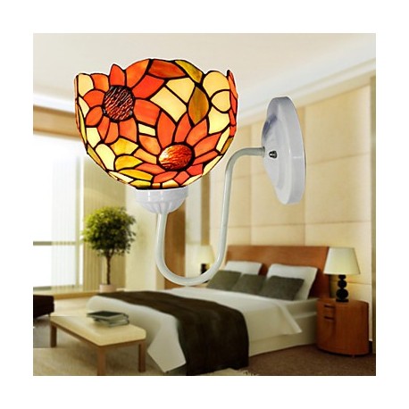 20CM Sunflower Classical Luxury Villa Clubhouse Wall Lamp Decoration Art Led Lights