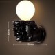 E27 220V 15*9CM 15-20㎡ European Wall Right Hand Creative Retro Fist Wall Lamp Led Lights