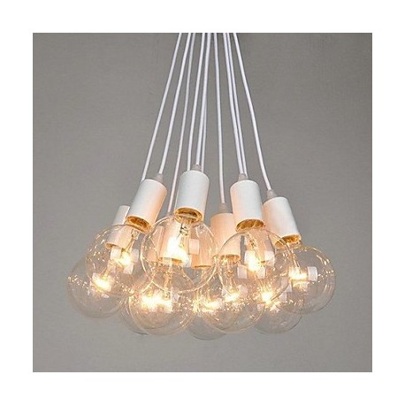 60W Country Bulb Included Painting Metal Chandeliers Bedroom / Dining Room / Study Room/Office / Hallway