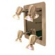 LED Modern Chrome Wall Lights/Bathroom Lights With 4 Lights 12W (AC100-240V)