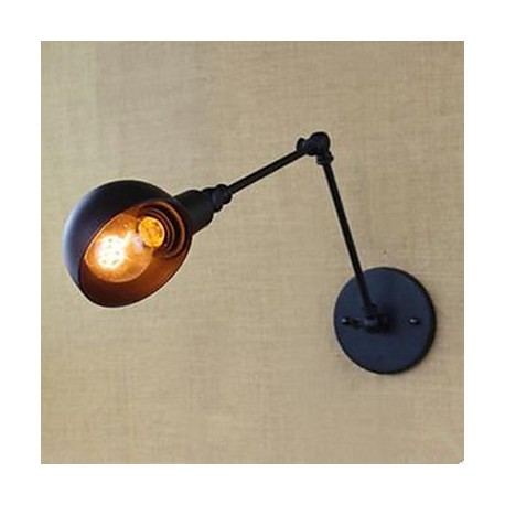 The Balcony Stair Corridors Contracted Creative Restaurant Bar Wall Lamp, Wrought Iron Long Arm