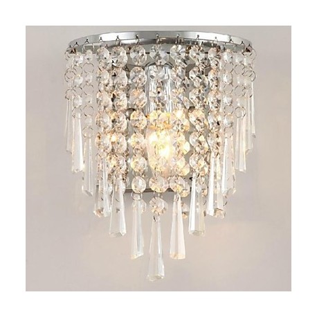 3W LED Modern Fashion Crystal Wall Lamps Bed-lighting Crystal E14 Wall Lamp