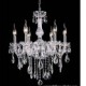 6 Arms Vintage Luxury led Lighting K9 Crystal Chandelier Ceiling Pendant Light