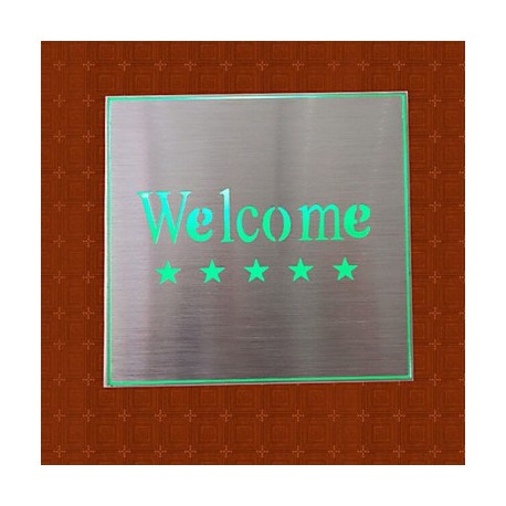 The Hotel Market Welcome Indicator Light Lamp Creative Bar Model Wall Sconces LED / Bulb Included Metal 85-265V 2W