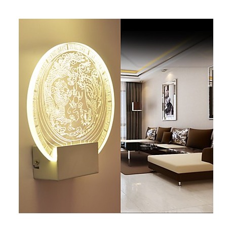 Wall Sconces PVC Lamp Light LED / Bulb Included Modern/Contemporary Metal 220V 5㎡-10㎡