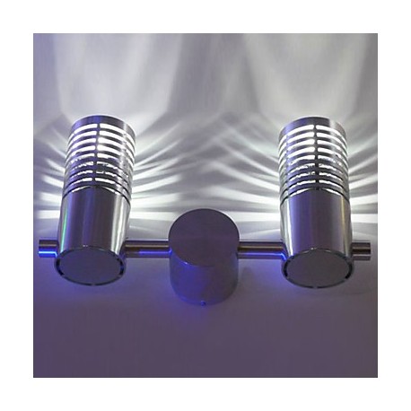 2W Modern Led Wall Light with Scattering Light 2 Cylinder Barrier Layer Ray of Light