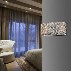 Crystal Square Wall Light In Electroplating Process 220-240V