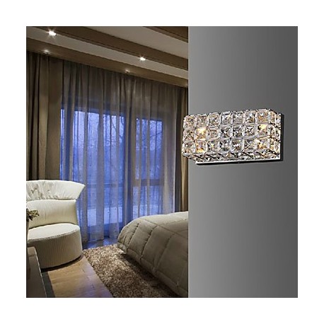 Crystal Square Wall Light In Electroplating Process 220-240V