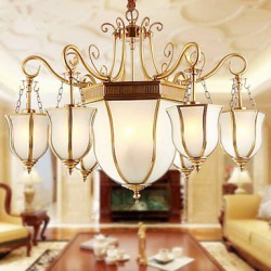 Chandeliers LED / Bulb Included Traditional/Classic / Rustic/Lodge Living Room / Bedroom Metal