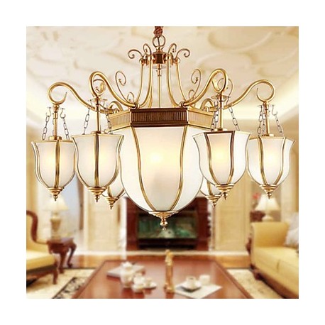 Chandeliers LED / Bulb Included Traditional/Classic / Rustic/Lodge Living Room / Bedroom Metal