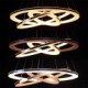 Modern Pendant Lights LED 3 Rings Pendant Lamp for Living Room / Bedroom / Study Room/Office Acrylic