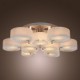 Max 60W Modern/Contemporary Chrome Metal Chandeliers / Flush Mount Living Room / Bedroom / Study Room/Office