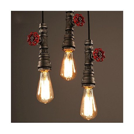 Retro Restaurant Bar Hanging Lamp Act The Role Ofing Loft Personality Decoration Rural Industrial Pipe Pendant Lamp