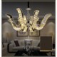 LED Crystal Lamp Modern Luxury Candle Crystal Pendant Lamp 8