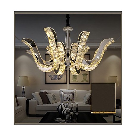 LED Crystal Lamp Modern Luxury Candle Crystal Pendant Lamp 8