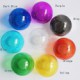 Modern Bubble Globe Colored Glass Pendant Light with 19 Lights