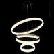 Round LED Pendant Lights Modern Acrylic Lamps Lighting Luxurious Three Rings Ceiling Lights Fixtures