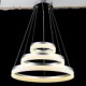 Round LED Pendant Lights Modern Acrylic Lamps Lighting Luxurious Three Rings Ceiling Lights Fixtures