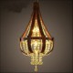 Post Modern Luxury Leather Crystal Creative Lron Chandelier