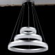 Round LED Pendant Lights Modern Acrylic Lamps Lighting Luxurious Three Rings Ceiling Lights Fixtures