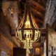 Post Modern Luxury Leather Crystal Creative Lron Chandelier