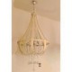 Post Modern Luxury Leather Crystal Creative Lron Chandelier