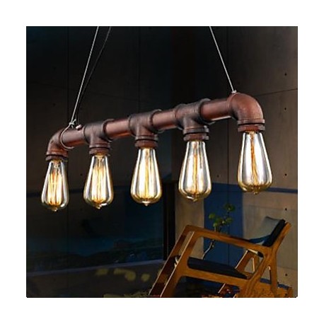 American Country Industrial Restaurant Bar Porch Loft Conduit Droplight