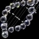 LED Ceiling Crystal Pendant Light Lighting Lamps 13 Lights Modern Silver Canpoy Transparent K9 Crystal Fixtures