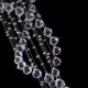 LED Ceiling Crystal Pendant Light Lighting Lamps 13 Lights Modern Silver Canpoy Transparent K9 Crystal Fixtures