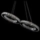 20 W Modern/Contemporary Crystal / LED Chrome Metal Pendant Lights Bedroom / Dining Room / Study Room/Office