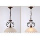 Retro Hand Painted Art Pendant Lamp Lighting Lamp Balcony Lighting