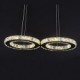 20 W Modern/Contemporary Crystal / LED Chrome Metal Pendant Lights Bedroom / Dining Room / Study Room/Office