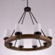 Vintage Old Wood Wooden Chandeliers Do