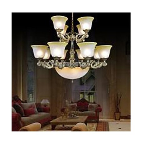 Chandeliers, Traditional/Classic/Vintage/Retro Living Room/Bedroom/Dining Room/Study Room/Office/Hallway Metal