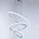 LED Acrylic Pendant Lights Lamps Chandeliers Ceiling Lighting with DIY 3 Rings406080 60W AC100 to 240V CE FCC ROHS