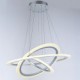 LED Acrylic Pendant Lights Lamps Chandeliers Ceiling Lighting with DIY 3 Rings406080 60W AC100 to 240V CE FCC ROHS