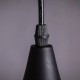 60W Streamlined Pendant Light in Black