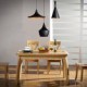 60W Streamlined Pendant Light in Black