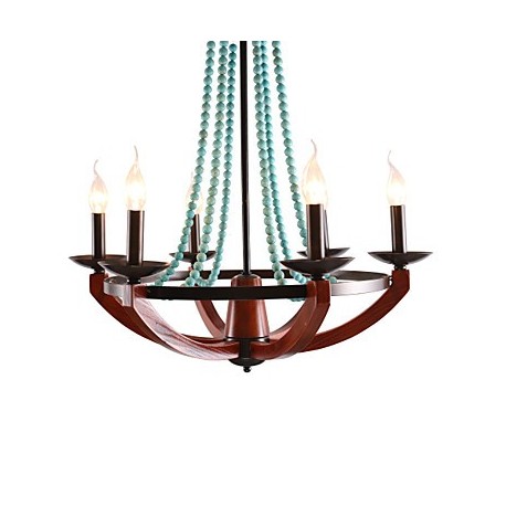 Bohemia 6 Simple European Mediterranean Head DropAmerican Country British Rural Living Lamps